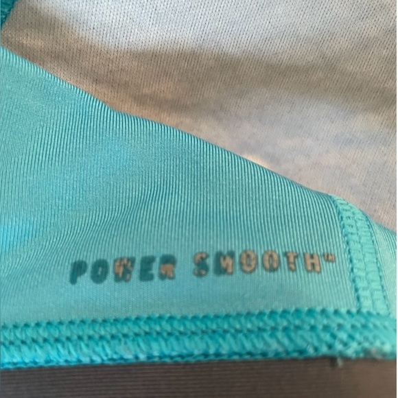 Champion Sports Bra Size See Photo Turquoise Gray Color Med Support Racerback - Picture 7 of 9